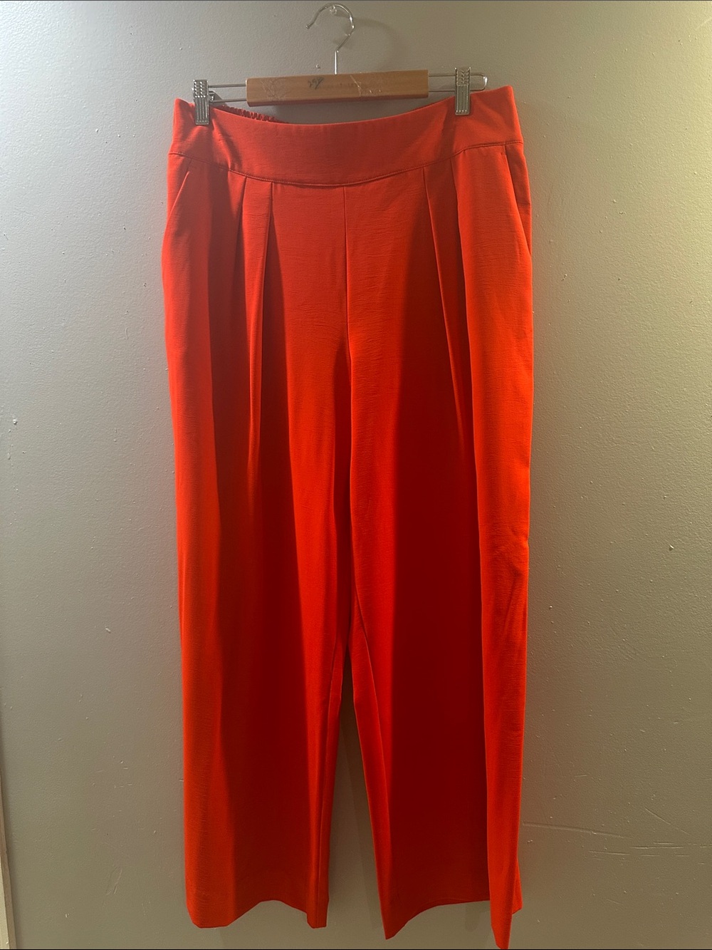 Nine West Wide Leg Pants in Bright Red